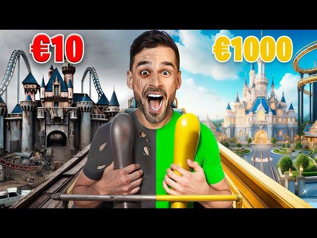 €10 vs €1000 Pretpark! *Experiment*