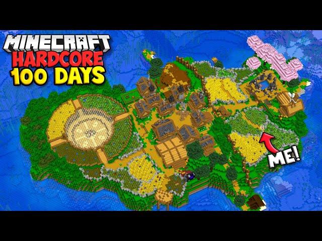 I Survived 100 DAYS On An ISLAND In Minecraft 1.20 HARDCORE [FULL MOVIE]