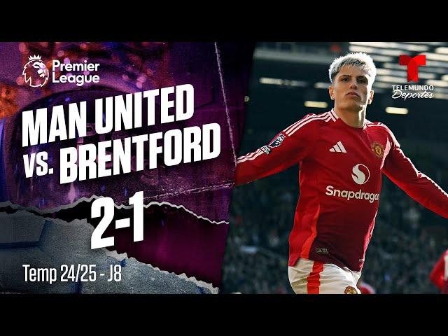 Highlights & Goals: Manchester United vs. Brentford 2-1 | Premier League | Telemundo Deportes