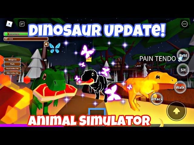 Animal Simulator New Update Dinosaur + (NEW SKIN)  |Roblox #dinosaur #AnimalSimulator