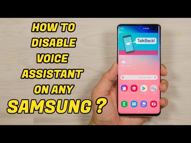 How to Disable / Turn OFF TalkBack on any Samsung Galaxy