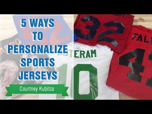 5 Ways to Personalize Sports Jerseys