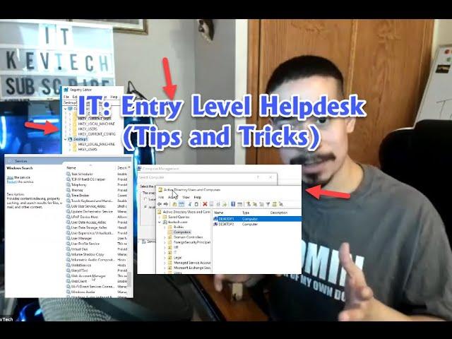 IT:Entry Level Helpdesk (Tips and Tricks Level 1)