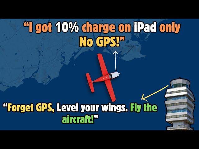 Pilot CAN'T fly WITHOUT GPS/iPad | Calm ATC saves the day (and 02 Lives)