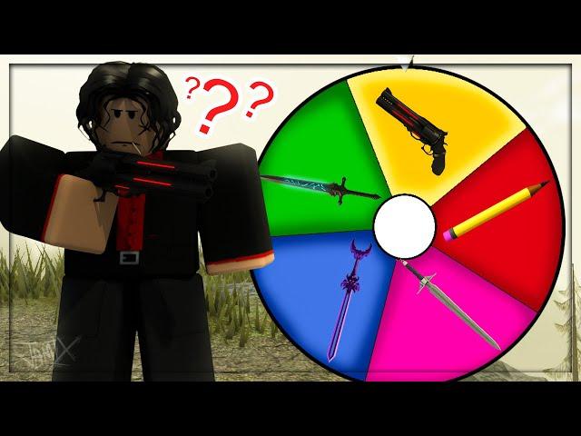 this RANDOM WHEEL chooses my SKIN in Roblox ZO Samurai