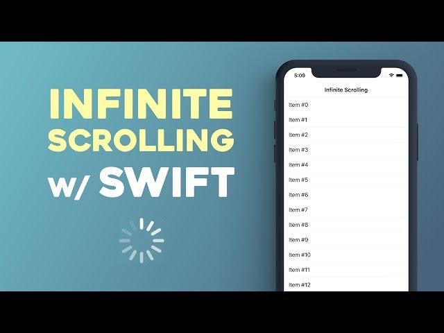 Infinite Scrolling  - Swift 4, iOS11