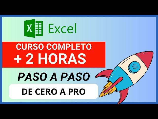  Curso De  EXCEL Completo De Principiante a Avanzado