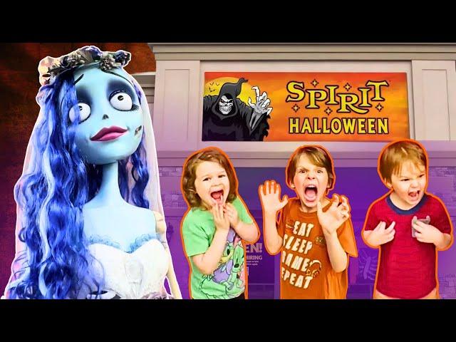 Spirit Halloween 2024 Walkthrough: Kids React to Creepy Animatronics!