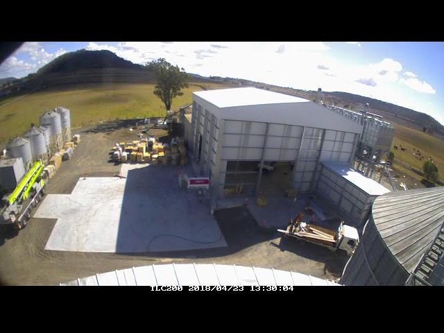 Aus Organic Feed Mill Build Timelapse