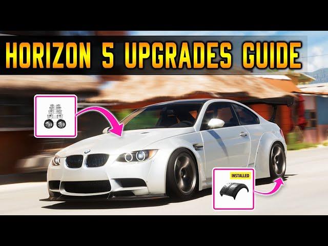 How to Build Fast Cars in Forza Horizon 5 | Building/Upgrade Parts Guide