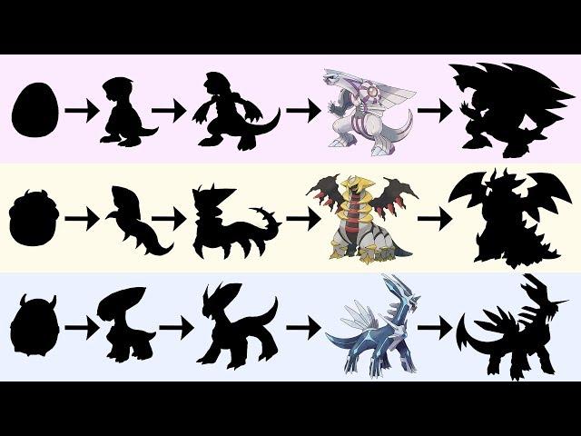 Giratina Palkia Dialga Evolutions & Eggs | Pokemon Gen 8 Fanart