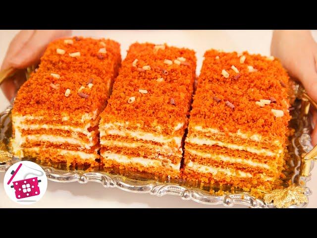 Honey cake in ONLY 12 minutes! The MOST Lazy Medovik for the New Year