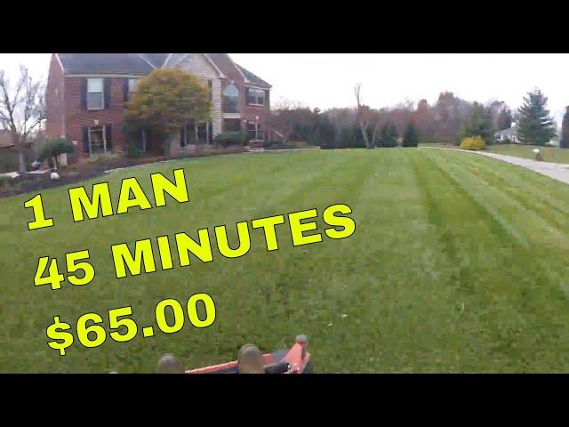 Mow, Trim, & Blow this BEAUTIFUL LAWN w/me  POV  GoPro  Lawn Striping