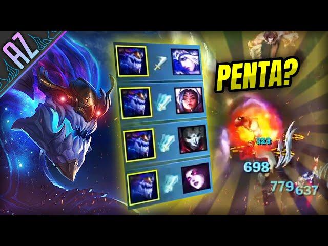 AURELION SOL - PENTAKILL AL PRIMO GAME?! - AZ PENTAKILL CHALLENGE