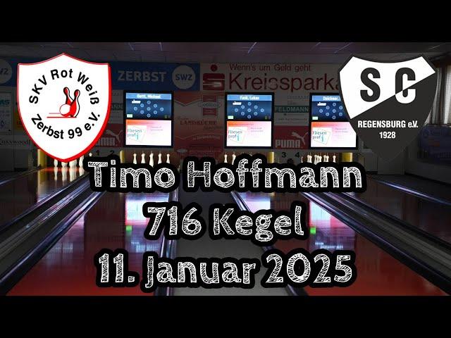 Timo Hoffmann – SKV Rot-Weiss Zerbst (716 Kegel) | 1. Bundesliga Kegeln Classic 2024/2025