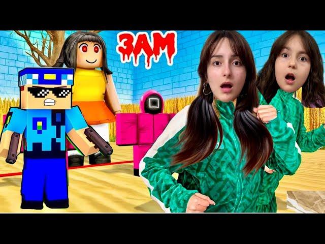 SQUİD GAME SEASON 2 KEREM KOMİSER ZEYNEP VE HİRANUR ARIYOR SAKIN AÇMA (minecraft)