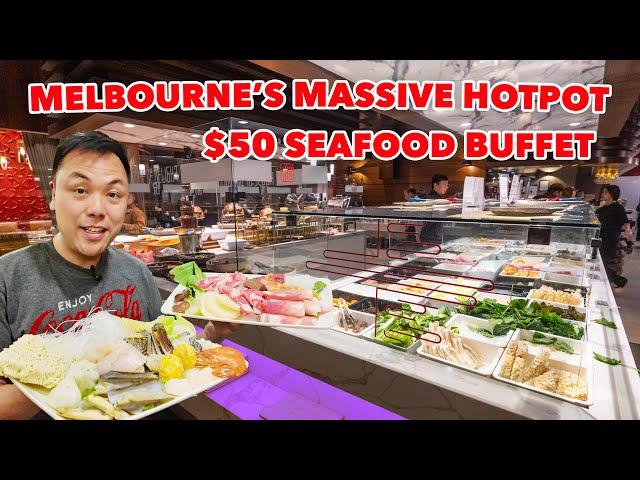 Melbourne's Largest HotPot Buffet | Massive $50 Unlimited Seafood Hotpot Feast!