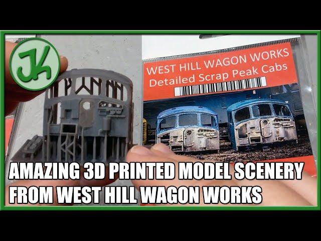 Amazing 3D Printed Model Scenery from West Hill Wagon Works