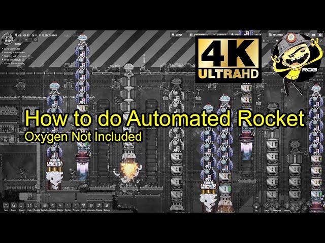 Oxygen Not Included - Rocket - Automated Rocket - launch automatically - Rocket Automation Guide