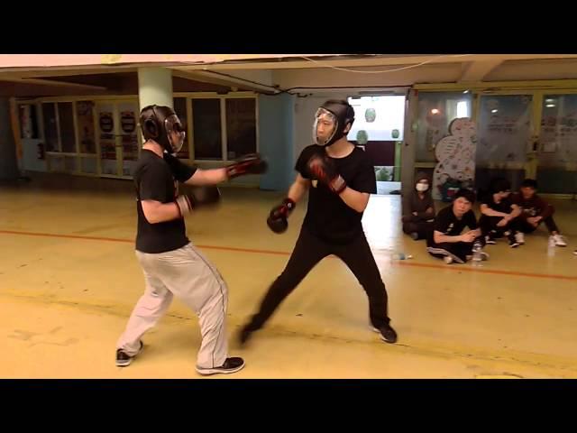 JKD sparring 台北截拳道訓練處-阿峰教練實戰搏擊