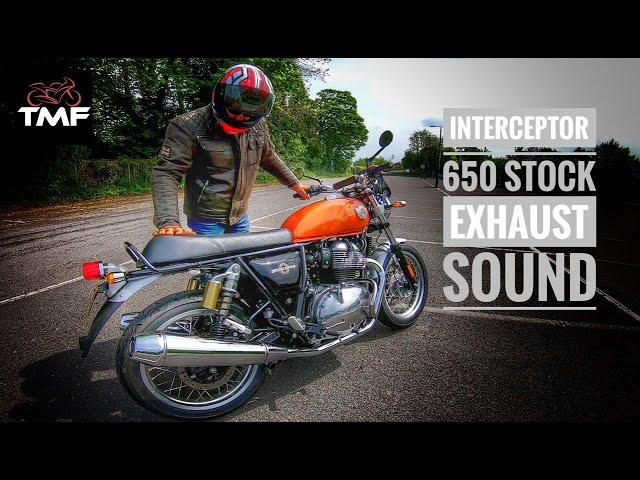 Royal Enfield Interceptor 650 Stock Exhaust Sound