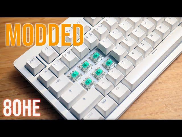 Best Overall Keyboard?  Modded Wooting 80HE