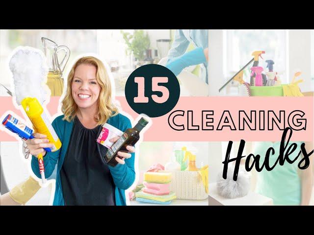 15 Simple Cleaning Hacks THAT REALLY WORK (even for lazy people like me)!