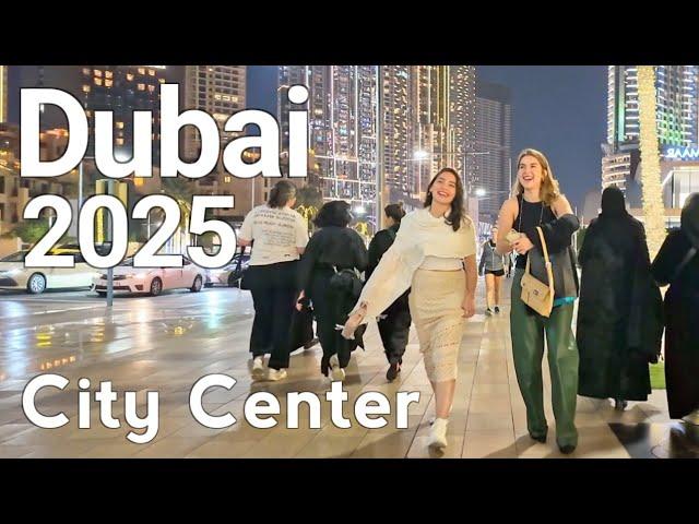 Dubai 2025 [4K] Amazing City Center, Downtown Dubai Walking Tour 