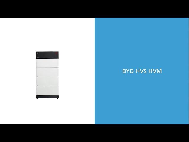 In 2 Min ausgecheckt: BYD HVS HVM Speicher