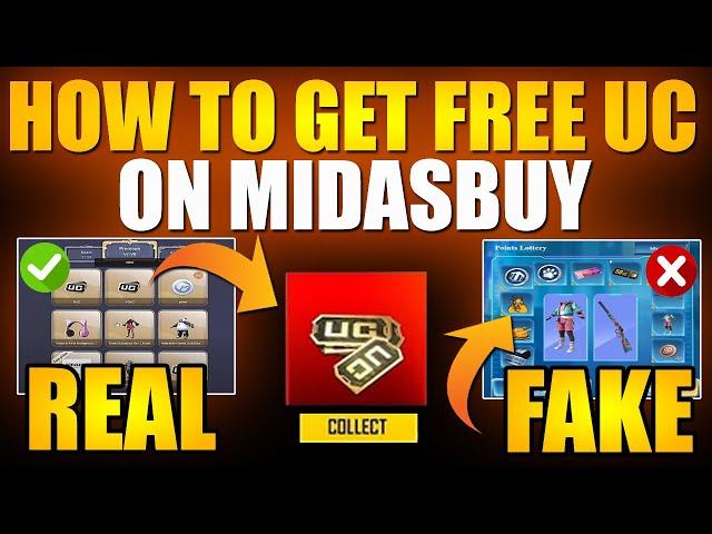 How to get free UC on Midasbuy New Event 2024 | Midasbuy Pe Free UC kesy Lay PUBGM