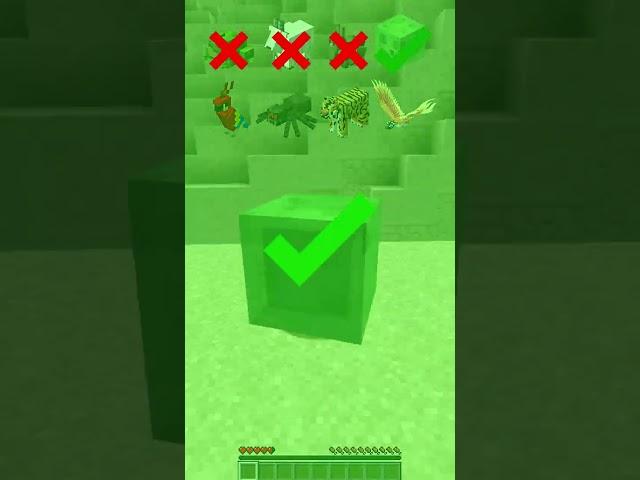 Long Range Jumps vs Various Mobs #shorts #meme #minecraft
