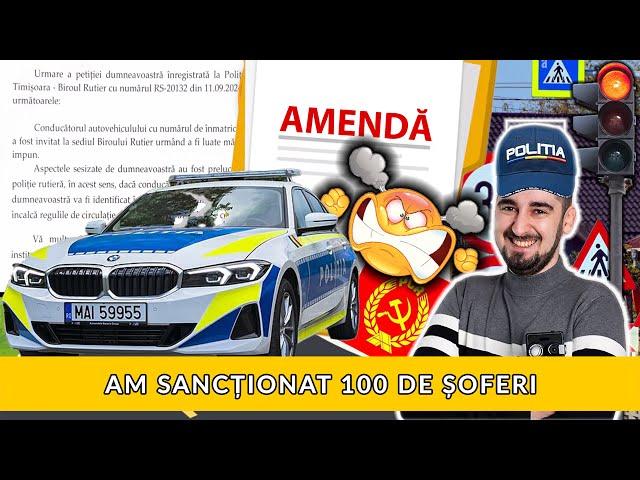 AM SANCTIONAT 100 DE SOFERI