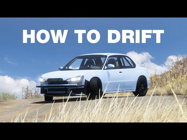 How To Drift In BeamNG