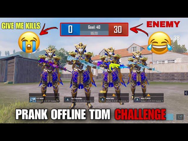 PRANK OFFLINE TDM& ZERO KILL CHALLENGE ALL MAX PHAROAH SAMSUNGA3,A5,J2,J3,J5,J7,S5,S6,J1,XMAX