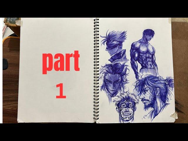 How I draw using ball pen | Ganesh Shimpi | part 1