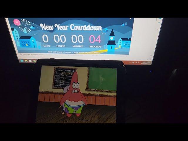 2024 and 2025 synced up to Spongebob and Patrick saying 24 and 25