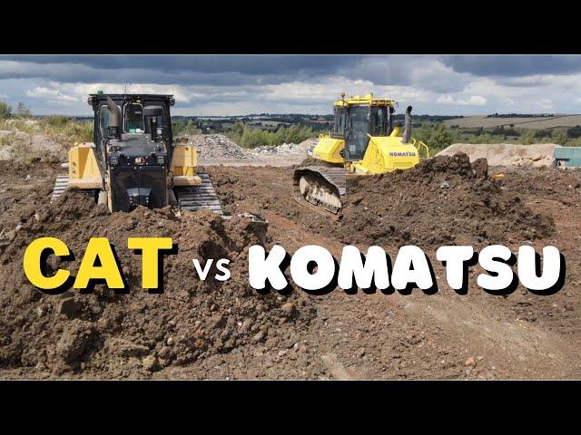 CAT D6 vs KOMATSU D71