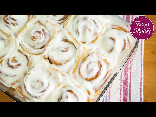 Классические Американские Булочки с Корицей | Синнабоны | Cinnamon Rolls | Tanya Shpilko