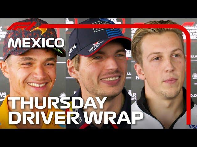 Drivers Look Ahead To The Weekend | 2024 Mexico City Grand Prix