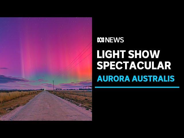 Southern lights dazzle as sun causes geomagnetic storm | ABC News