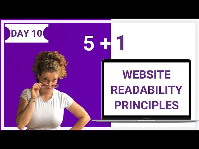 5+1 Website Readability Principles to Have Clearly Readable Content - Day 10 | Creative Handles