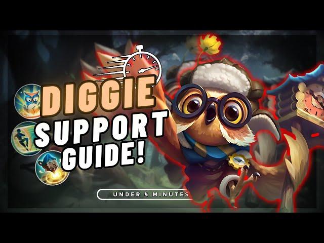 Master DIGGIE SUPPORT under 4 Minutes! | MLBB S34