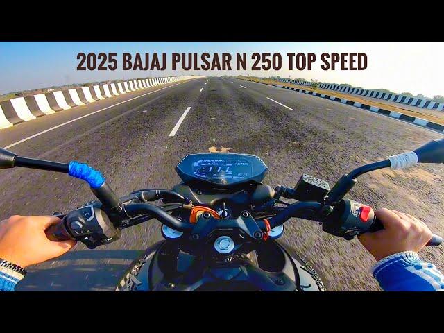 2025 Bajaj Pulsar N250 Top Speed & Gear Challenge | Break Test |