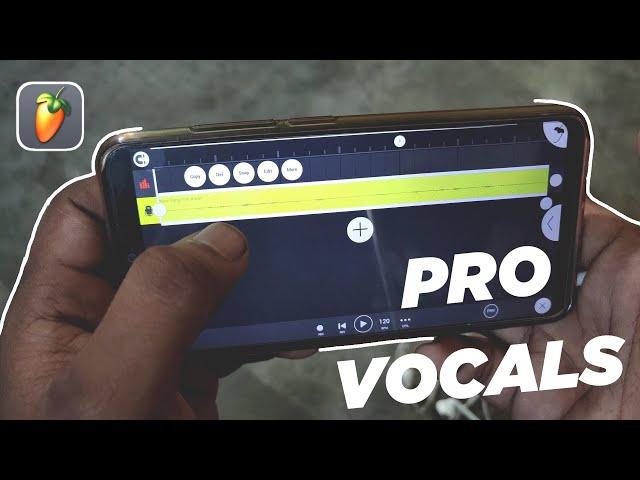 how to record vocals professionally in mobile | fl studio mobile