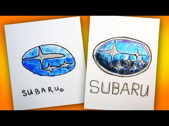 Как рисовать логотип SUBARU | How to draw a SUBARU logo