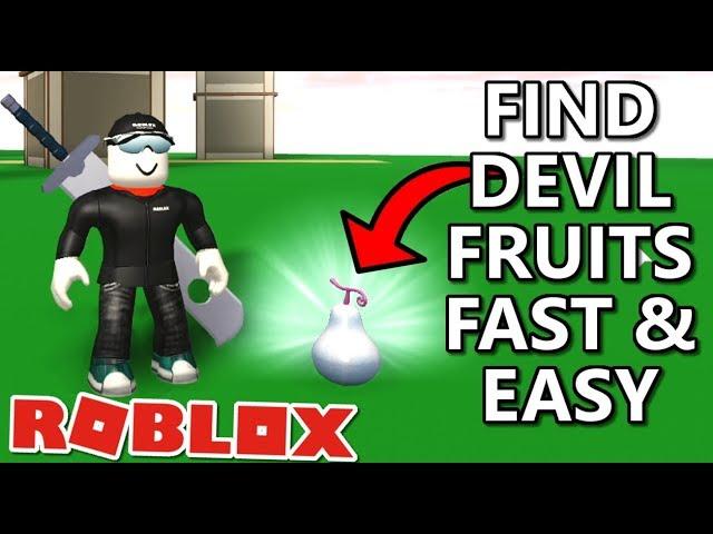 How to Find DEVIL FRUITS FAST and EASY Anime Fighting Simulator Roblox