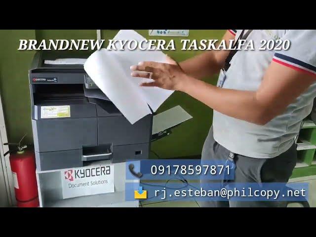 NEWLY RELEASED KYOCERA TASKALFA 2020