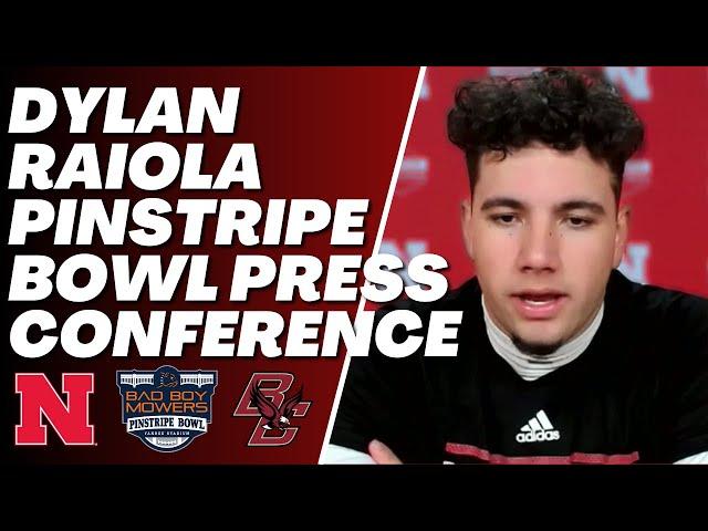 Nebraska QB Dylan Raiola Pinstripe Bowl Press Conference (12/19/24)