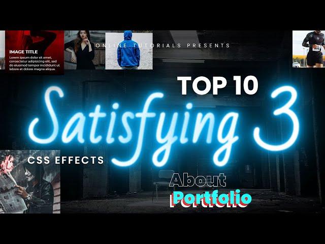 Top 10 Satisfying CSS Only Hover and Animation Effects Vol.03