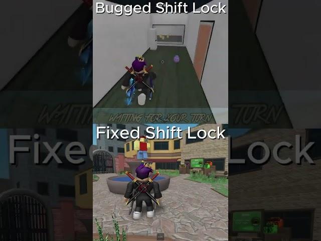 MM2 PC shift lock is fixed